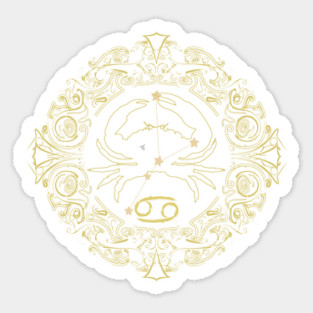 Zodiac Sign Cancer Sticker