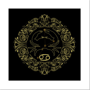 Zodiac Sign Cancer Posters and Art