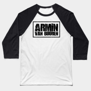 Retro Design Armin Van Buuren Baseball T-Shirt