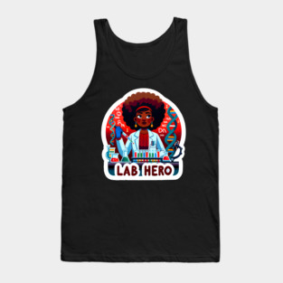 Lab Hero Steminist Power: Celebrating Black Women in Science Tank Top