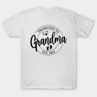 Promoted to Grandma est. 2024 T-Shirt