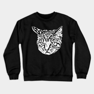 Angry Cat Crewneck Sweatshirt