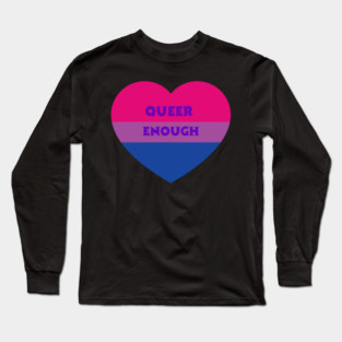 Bisexual Pride heart Long Sleeve T-Shirt