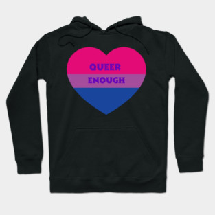 Bisexual Pride heart Hoodie