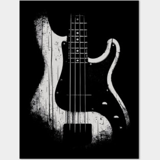 Bass Guitar Posters and Art