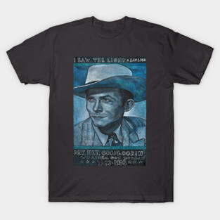 Blue Hank Williams T-Shirt