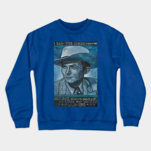 Blue Hank Williams Crewneck Sweatshirt