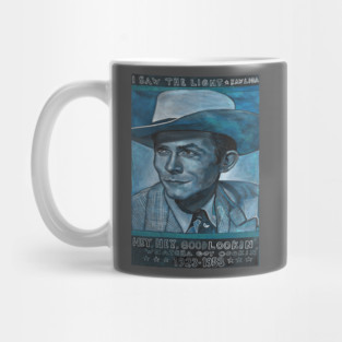 Blue Hank Williams Mug