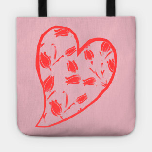 Tulip Heart Tote