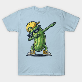 Dabbing Dill Pickle Funny Cucumber Dancing Swag T-Shirt