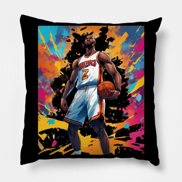 basketball video games Pillow by animegirlnft