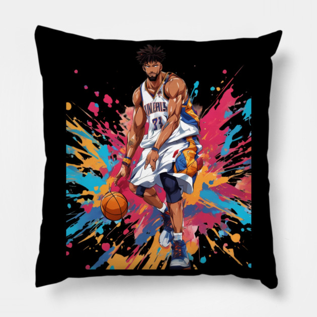 basketball net Pillow by animegirlnft