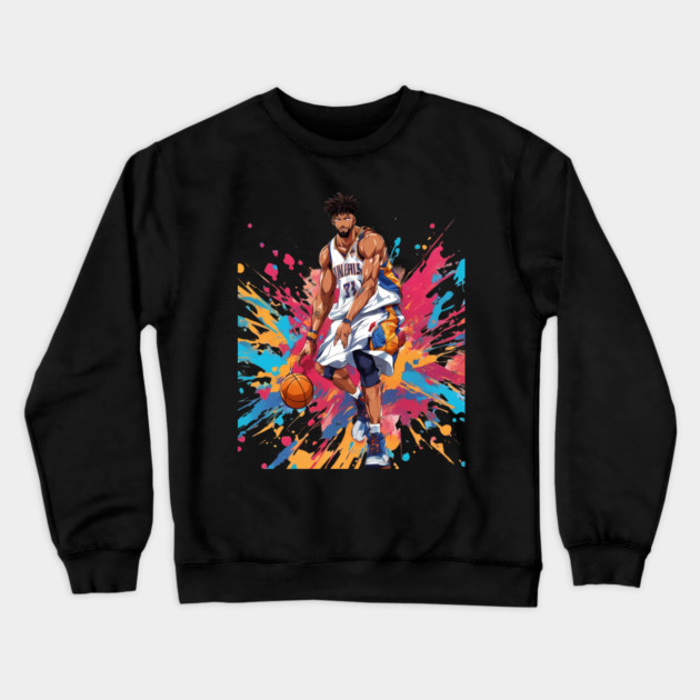 basketball net Crewneck Sweatshirt by animegirlnft