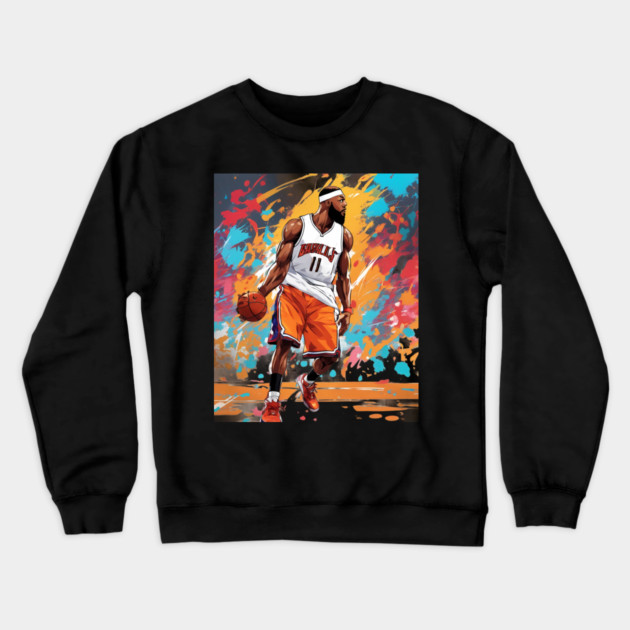 basket ball Crewneck Sweatshirt by animegirlnft