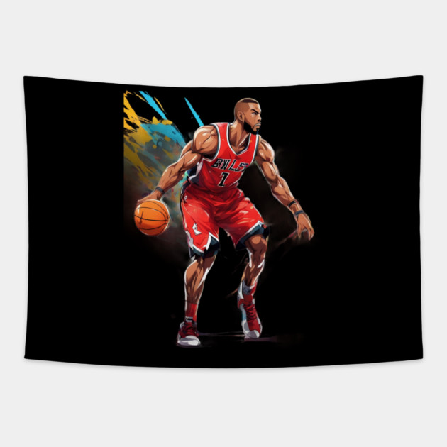 bball Tapestry by animegirlnft