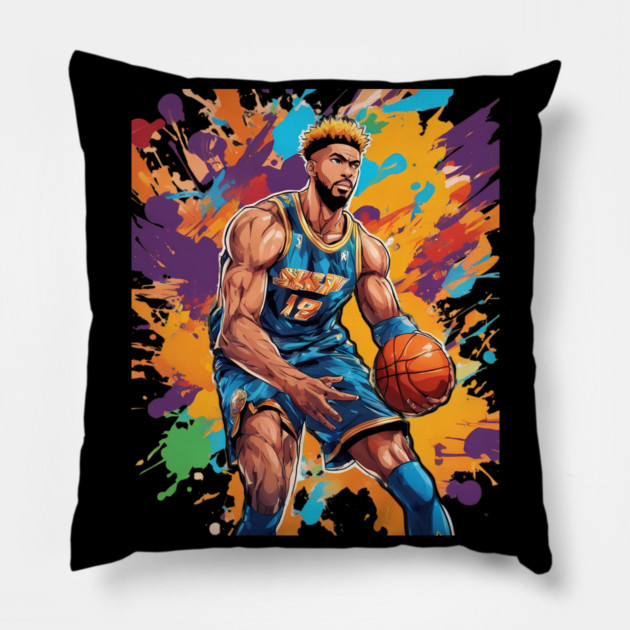 LA basketball Pillow by animegirlnft