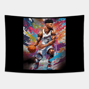 new york basketball Tapestry