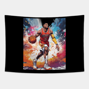 college basketball Tapestry