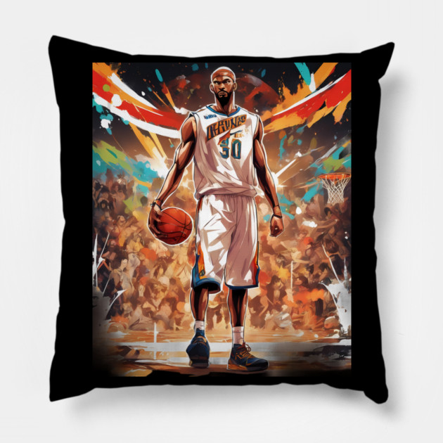basketball system Pillow by animegirlnft