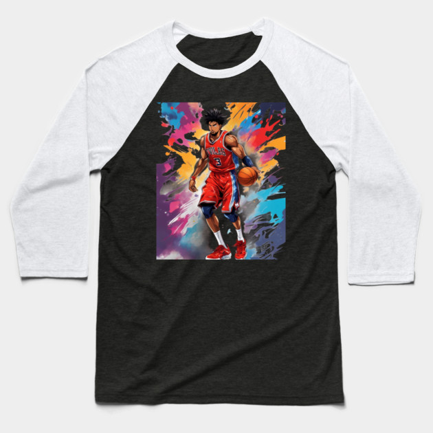 basketball goal Baseball T-Shirt by animegirlnft