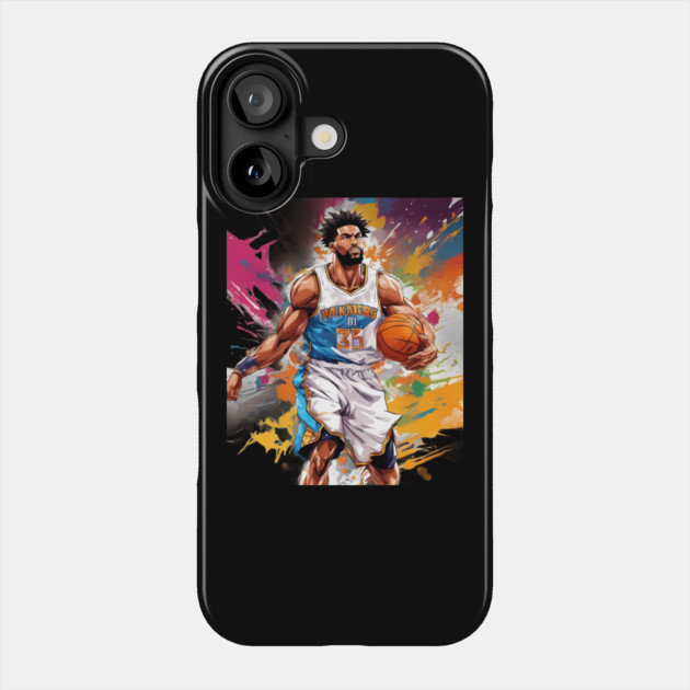 basketball drawing Phone Case by animegirlnft