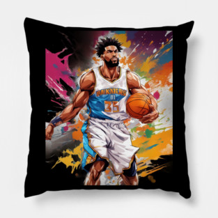 basketball drawing Pillow