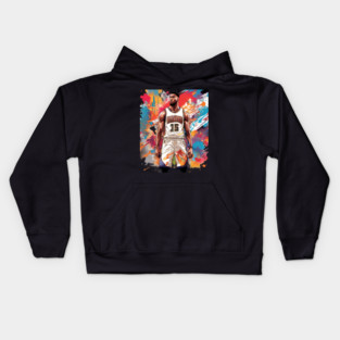 trick shot basketball Kids Hoodie