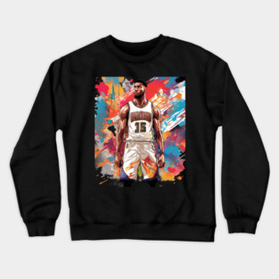 trick shot basketball Crewneck Sweatshirt