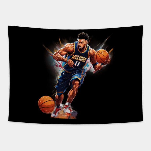 basketball camp Tapestry by animegirlnft