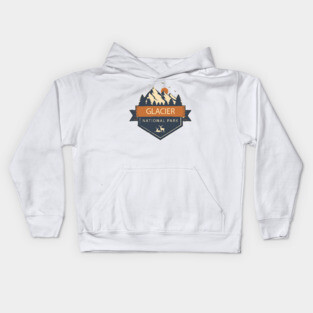 Glacier National Park Kids Hoodie