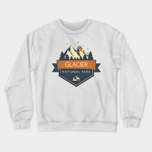 Glacier National Park Crewneck Sweatshirt