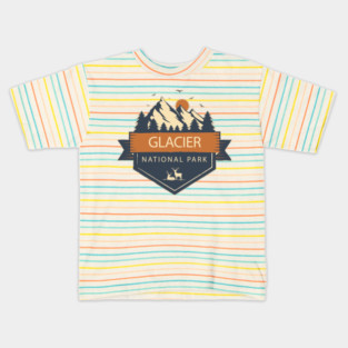 Glacier National Park Kids T-Shirt