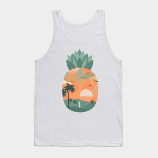 Tropical Gold Tank Top