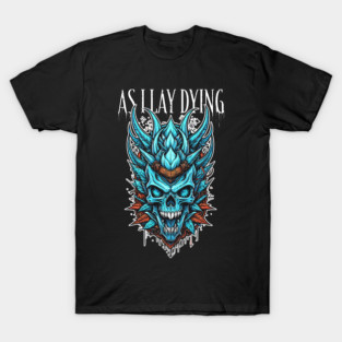 As I lay dying colored skull T-Shirt