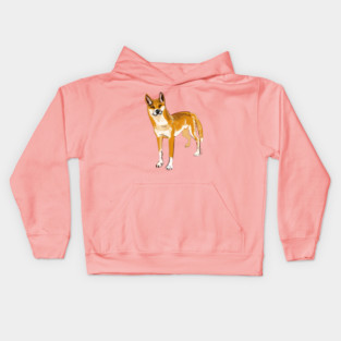 Ginger Desert Dingo Kids Hoodie