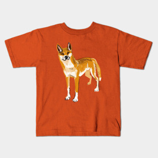 Ginger Desert Dingo Kids T-Shirt