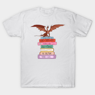 Fantasy book stack T-Shirt
