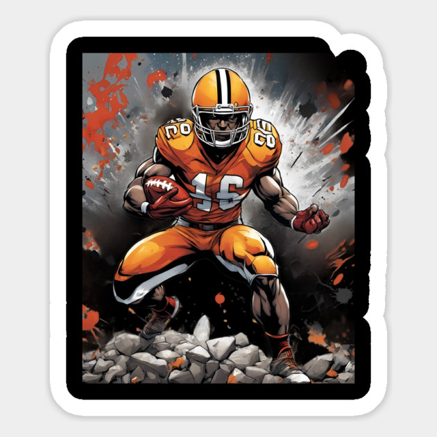 American Football Player Magnet by animegirlnft