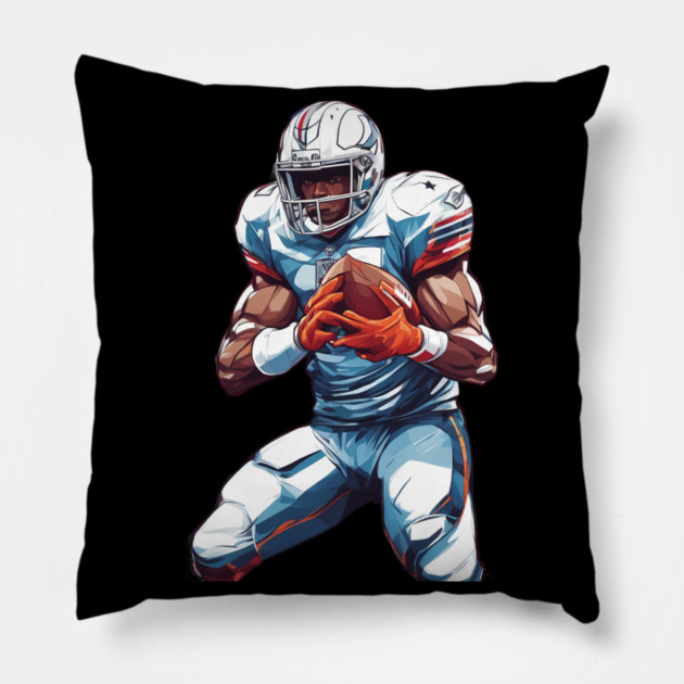 American Football Team Pillow by animegirlnft