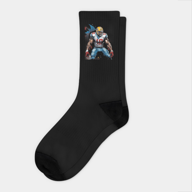 High School American Football Socks by animegirlnft