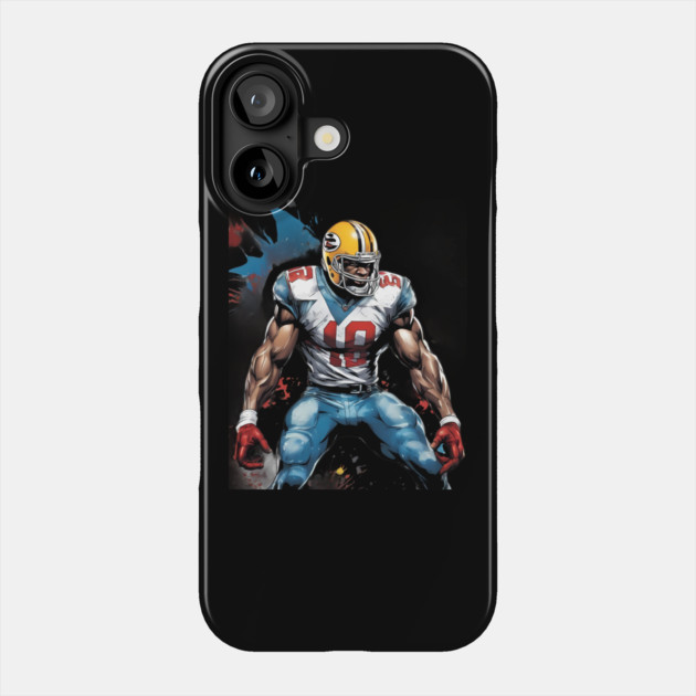 High School American Football Phone Case by animegirlnft