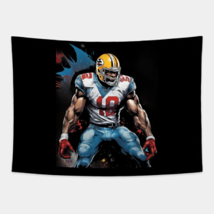 High School American Football Tapestry