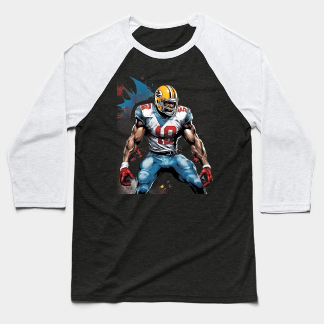 High School American Football Baseball T-Shirt by animegirlnft