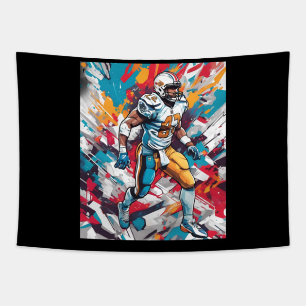 American Football Special Team Tapestry by animegirlnft