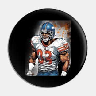 American Football Jersey Pin