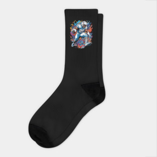 American Football Running Back Socks