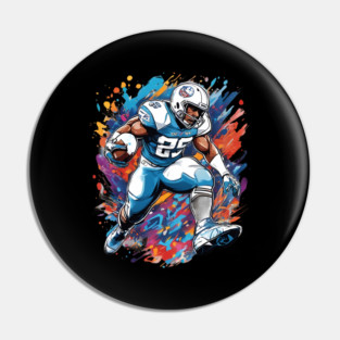 American Football Running Back Pin