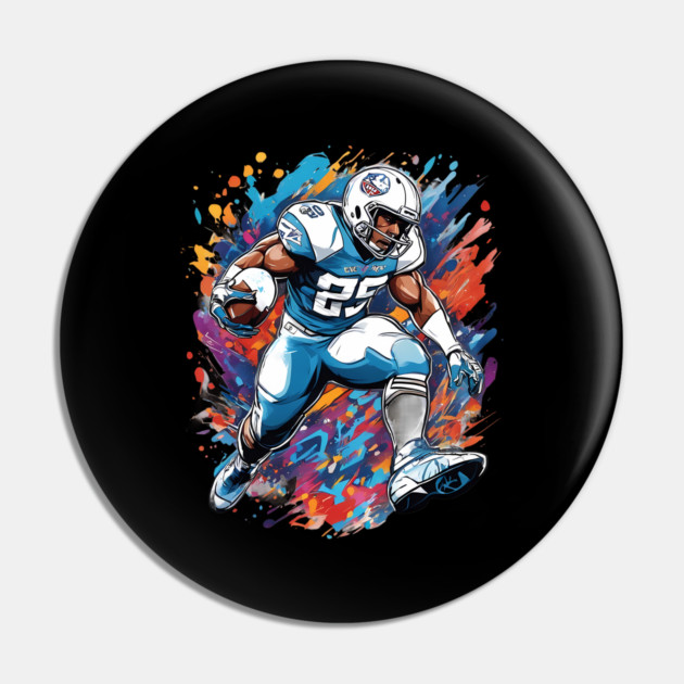 American Football Running Back Pin by animegirlnft