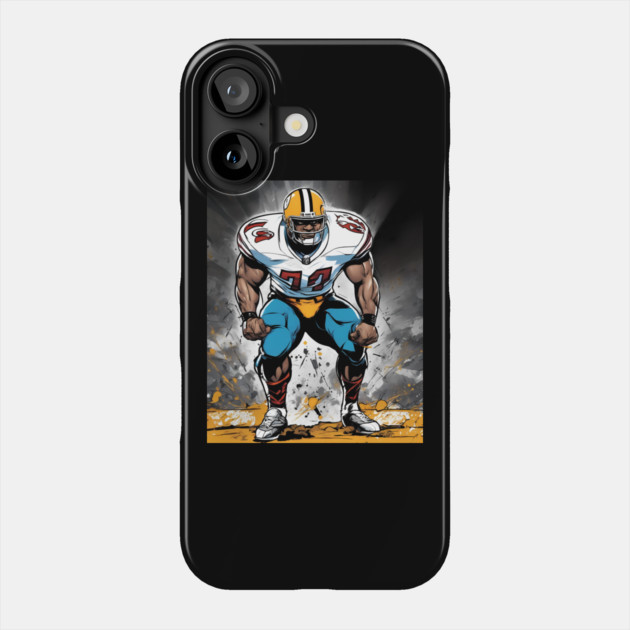 American Football Wide Receiver Phone Case by animegirlnft