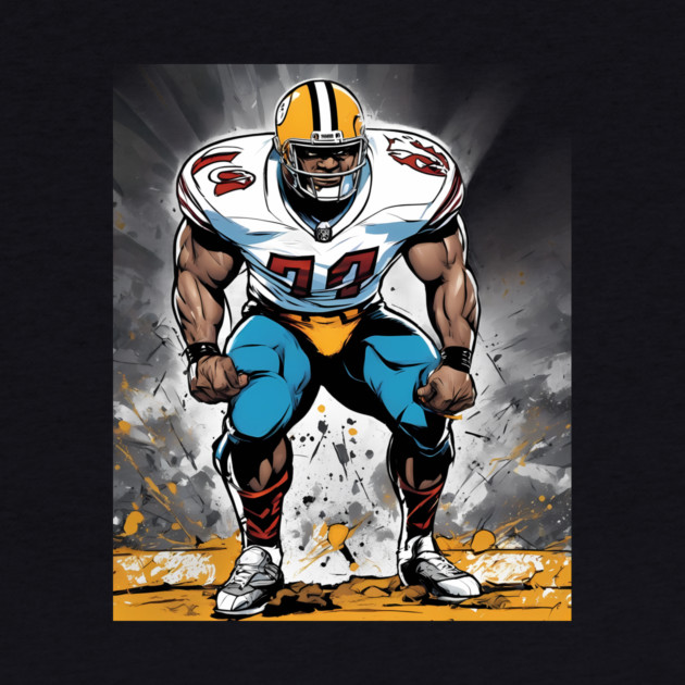 American Football Wide Receiver by animegirlnft